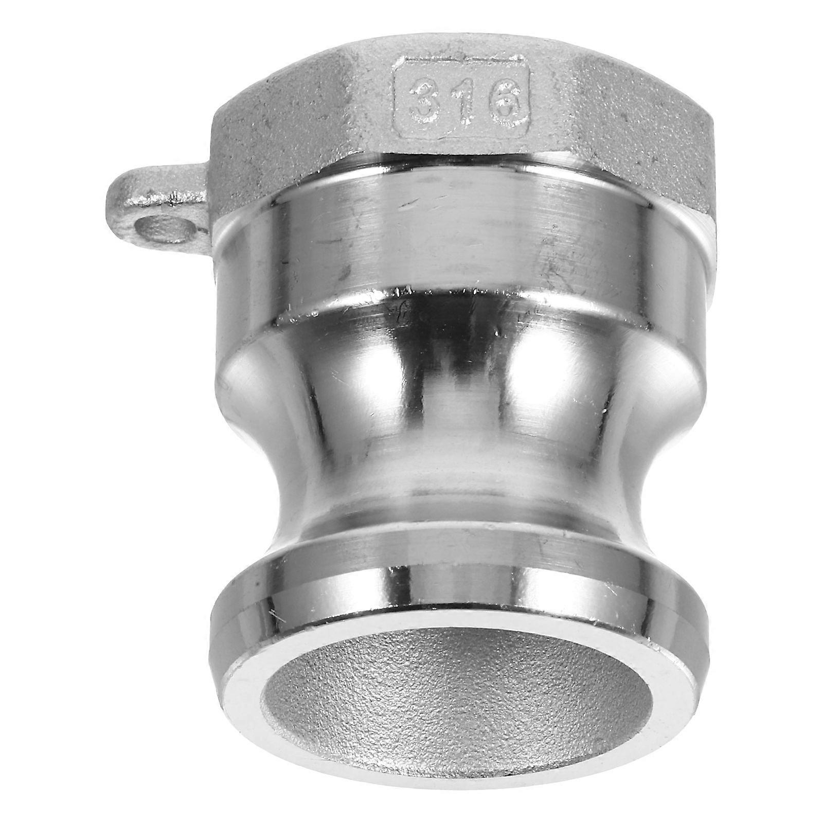 Hose Adapter Connector Fitting for Water Tank 2Pcs Stainless Steel