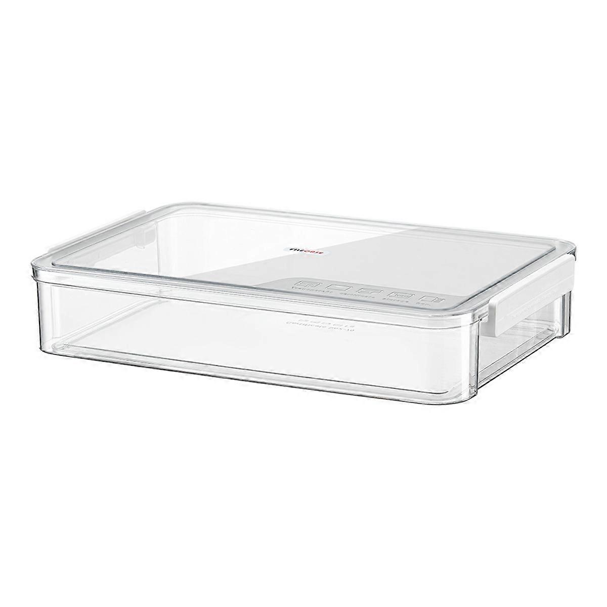 A4 Transparent Storage Box Portable Plastic Document White