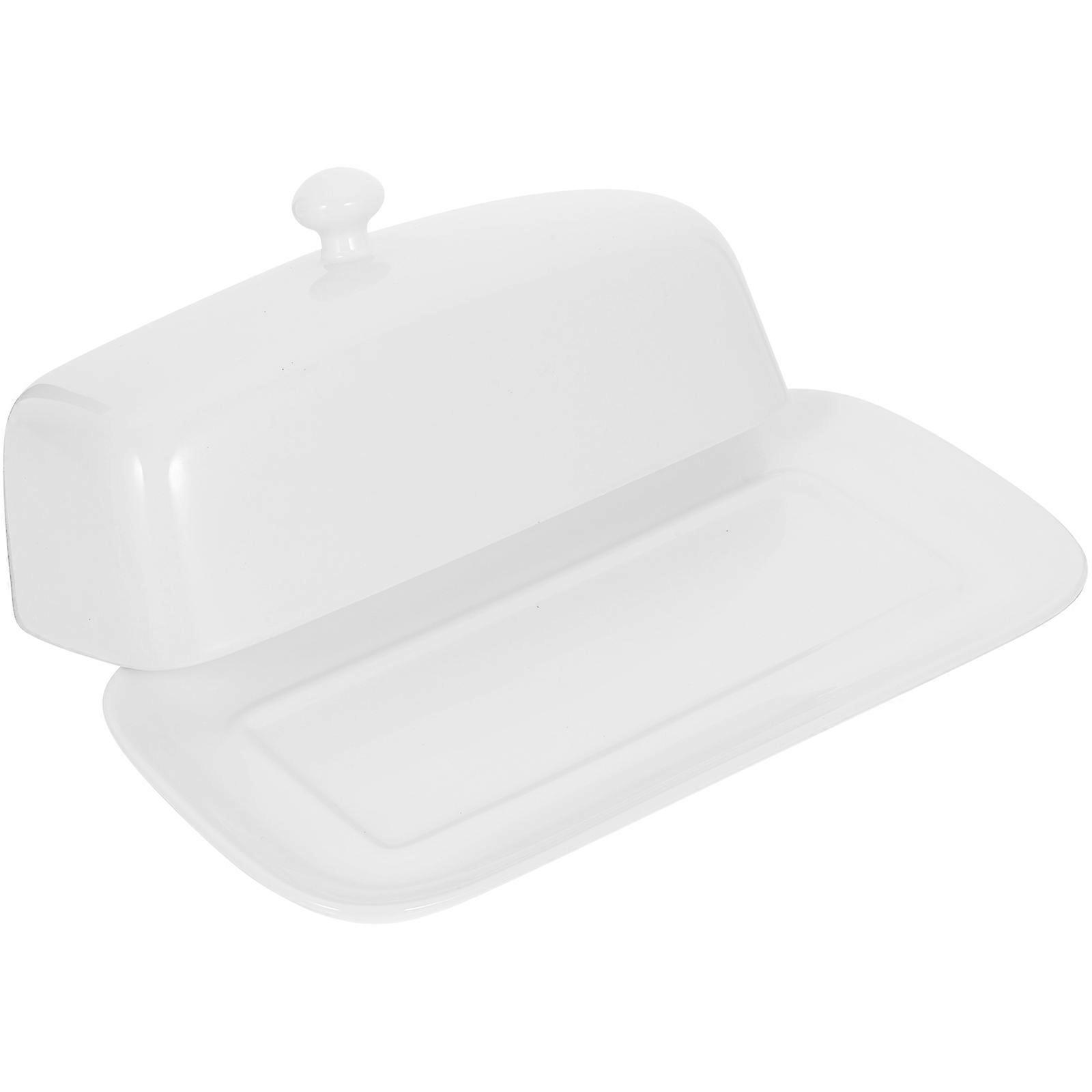 Dish For Butter Storage Porcelain Covered Butter Dish For Homeowners Jar Style 1Pack