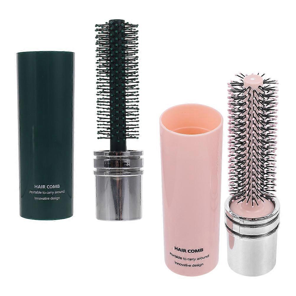 Round Brush for Blow Drying Retractable Round Brush for Styling 10Pcs
