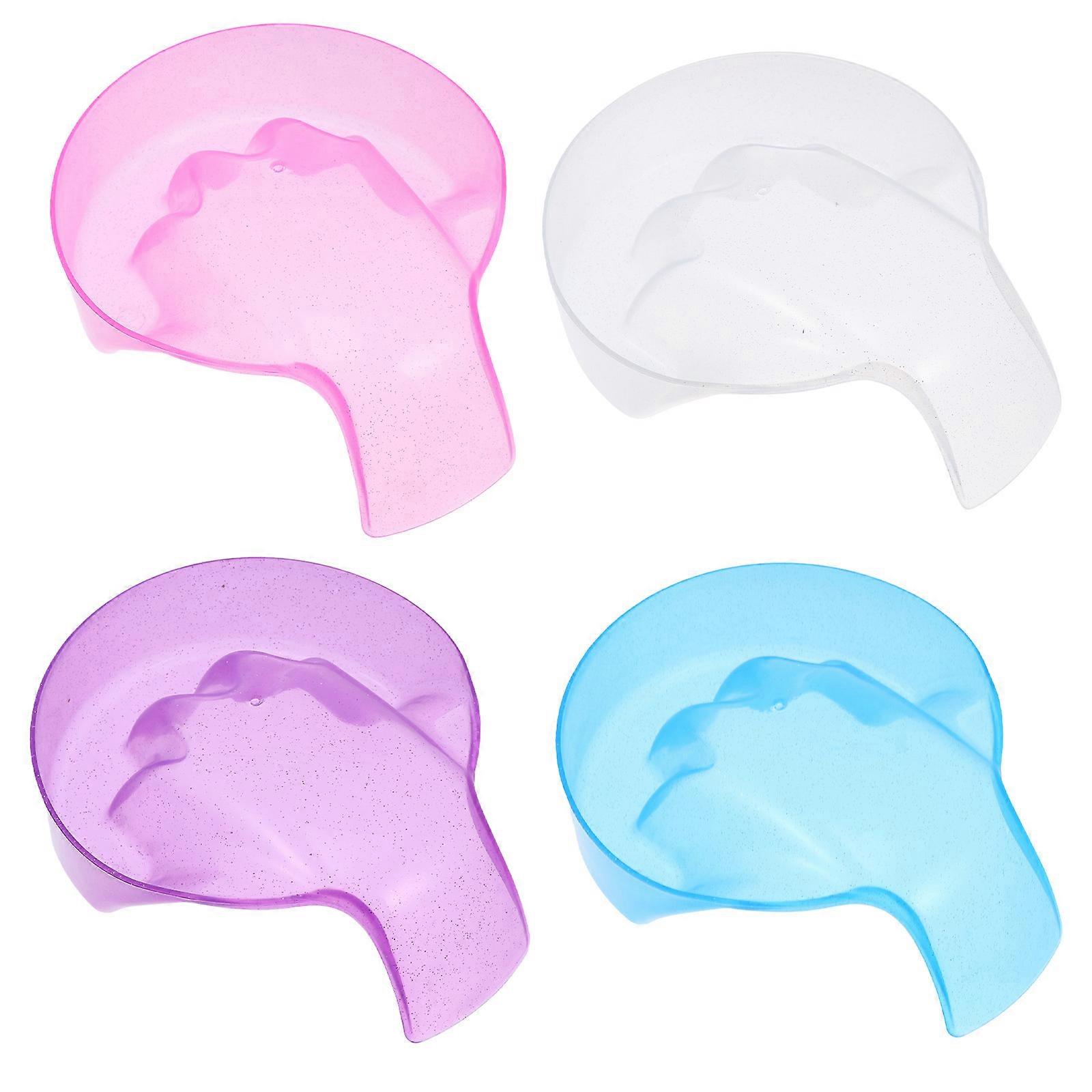 Manicure Tools Nail Polish Removal Bowls for Hand Soaking 4Pcs Random Color