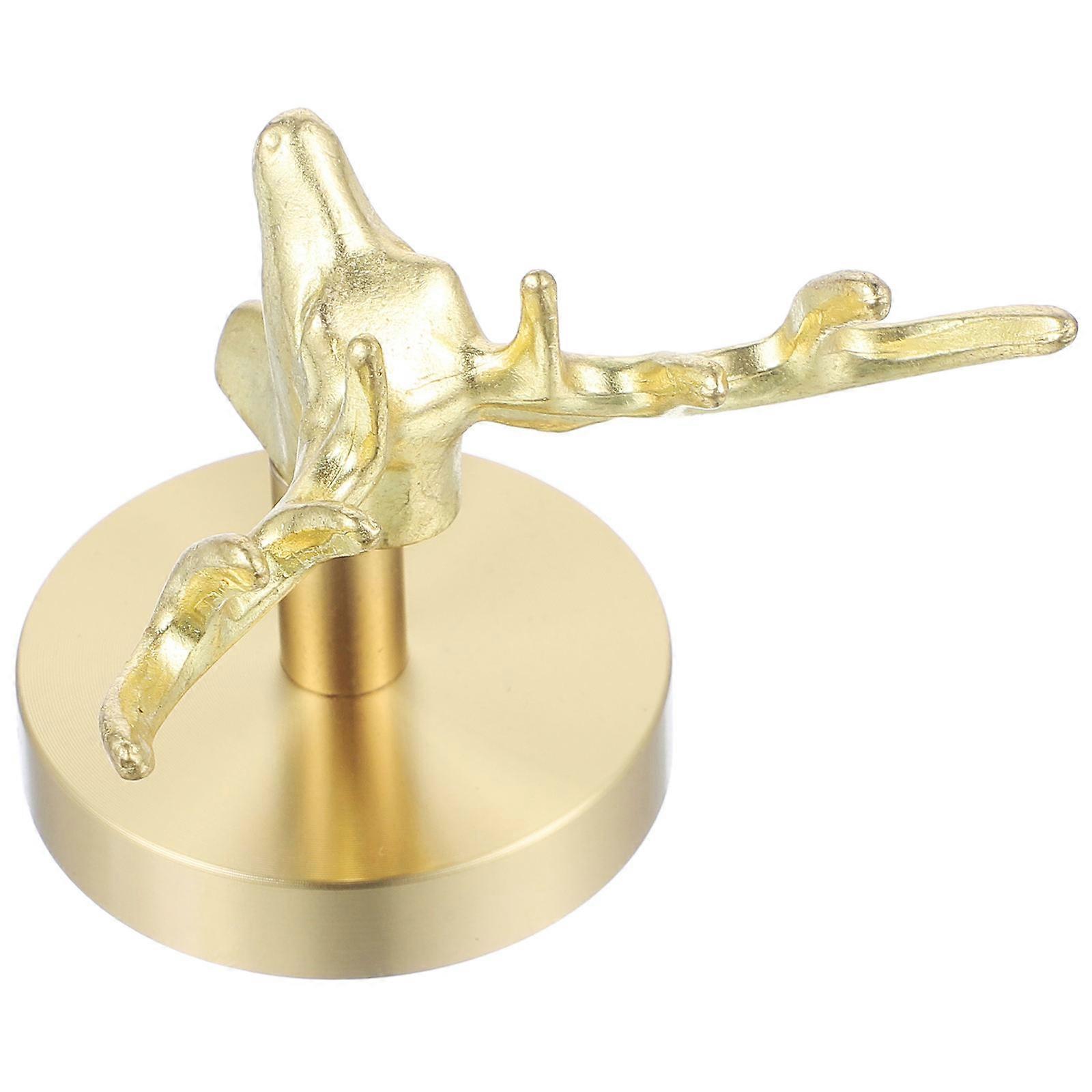 Decorative Wall Hooks For Hanging Home Organization Antler Style Golden 1Pack