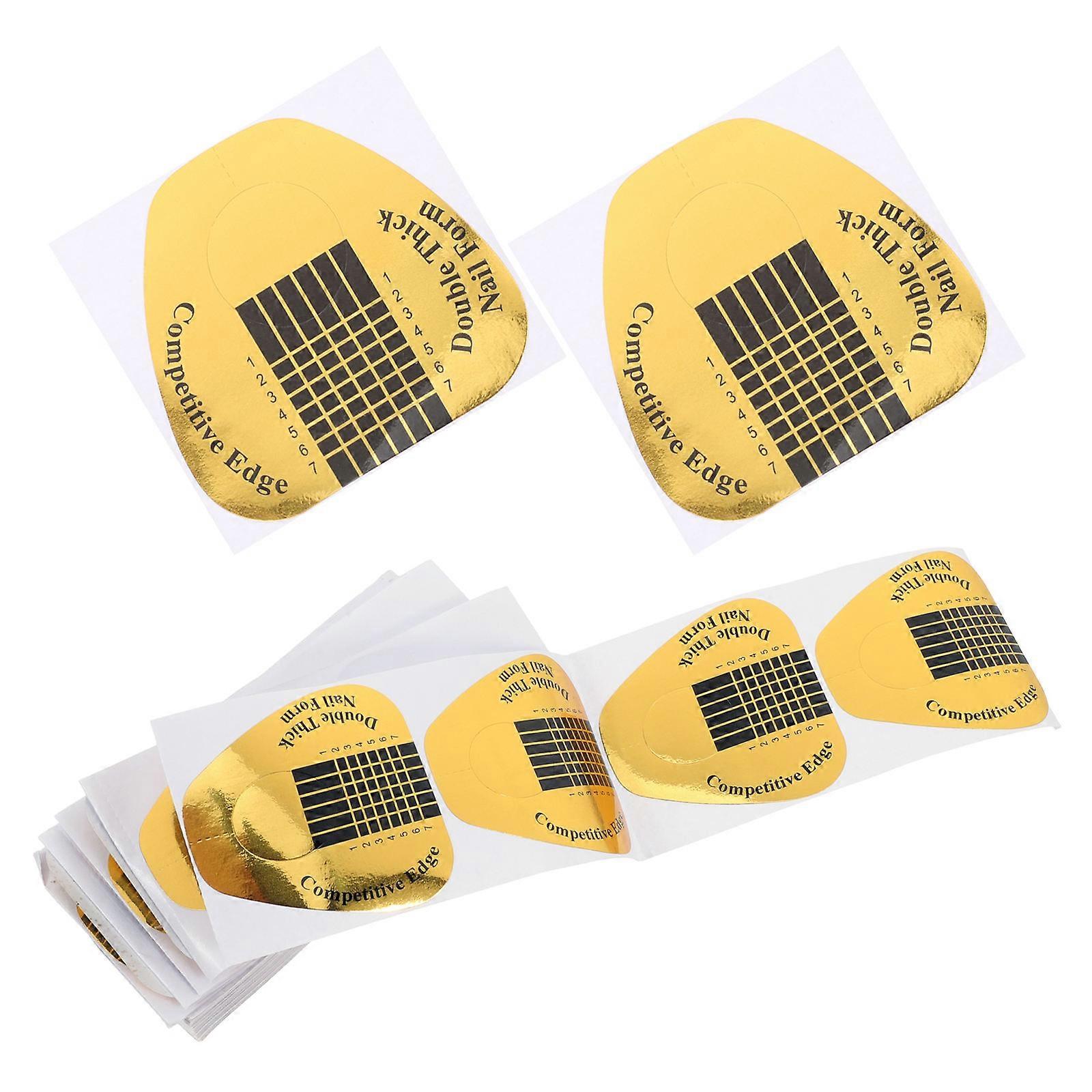 Nail Tips Horseshoe Shaped Nail Forms for Manicure Extension 1 Roll