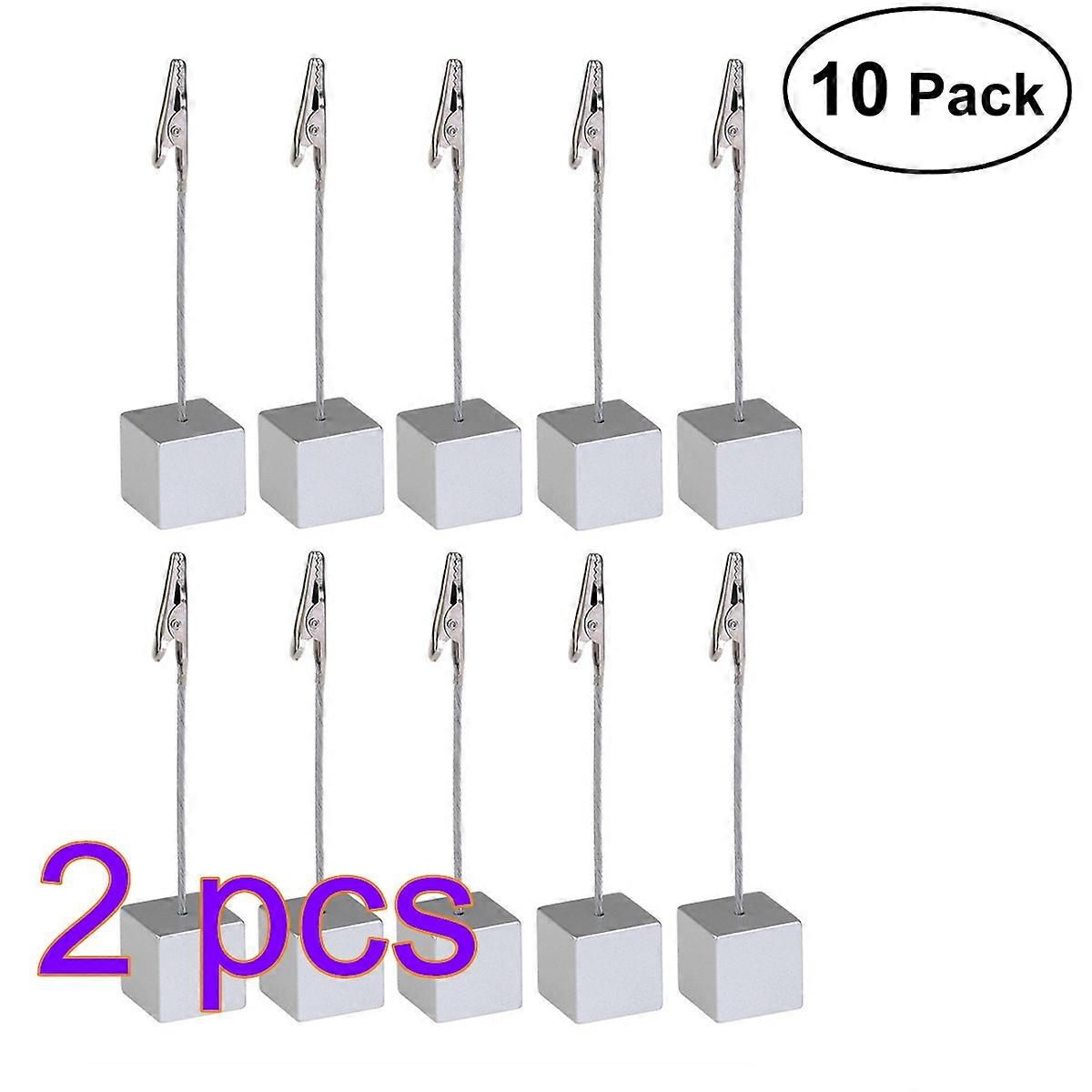 Holder Paper Base for Home Office 2Pcs Nuolux Note Clips