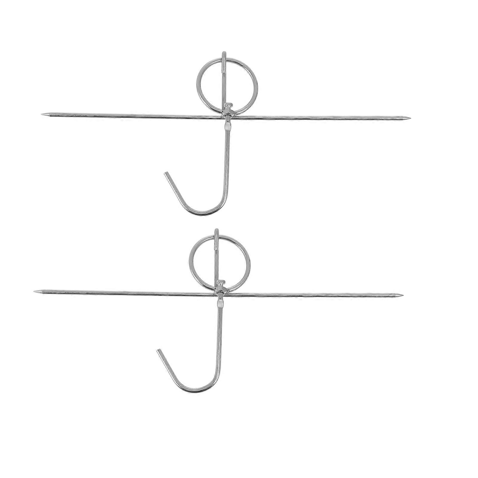 Practical Grill Hooks for Roast Use 6Pcs Reliable Meat Hooks Set