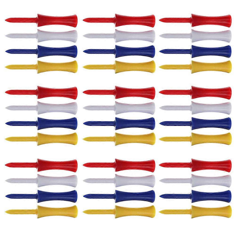 Golf Practice Castle Tees Plastic Mat Tees 200Pcs Assorted Color