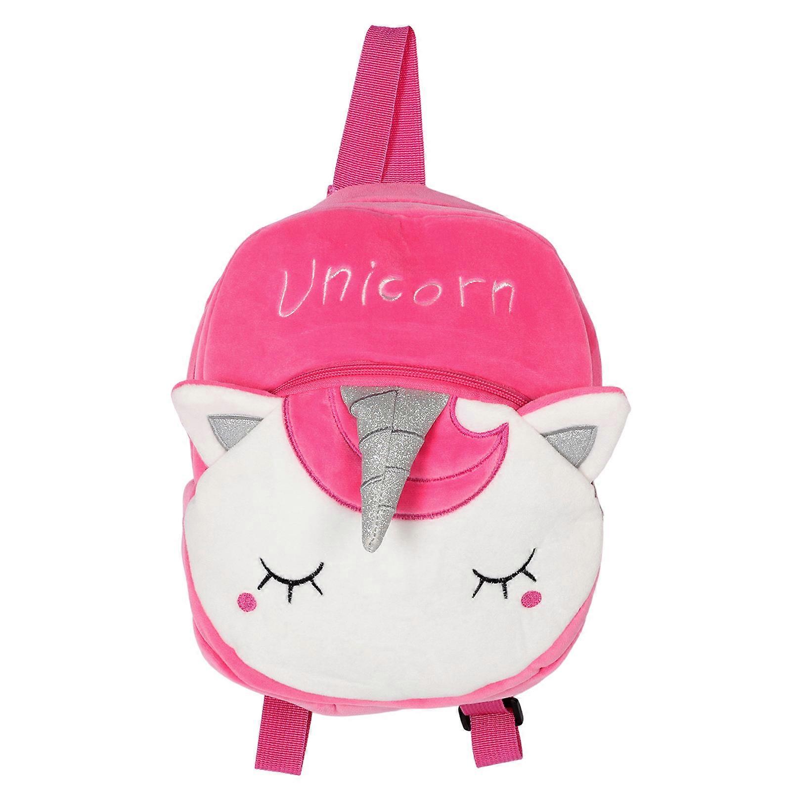 Cartoon Unicorn Mini Travel Backpack Toddler Storage Daily Use 3Pcs 30X24X10CM