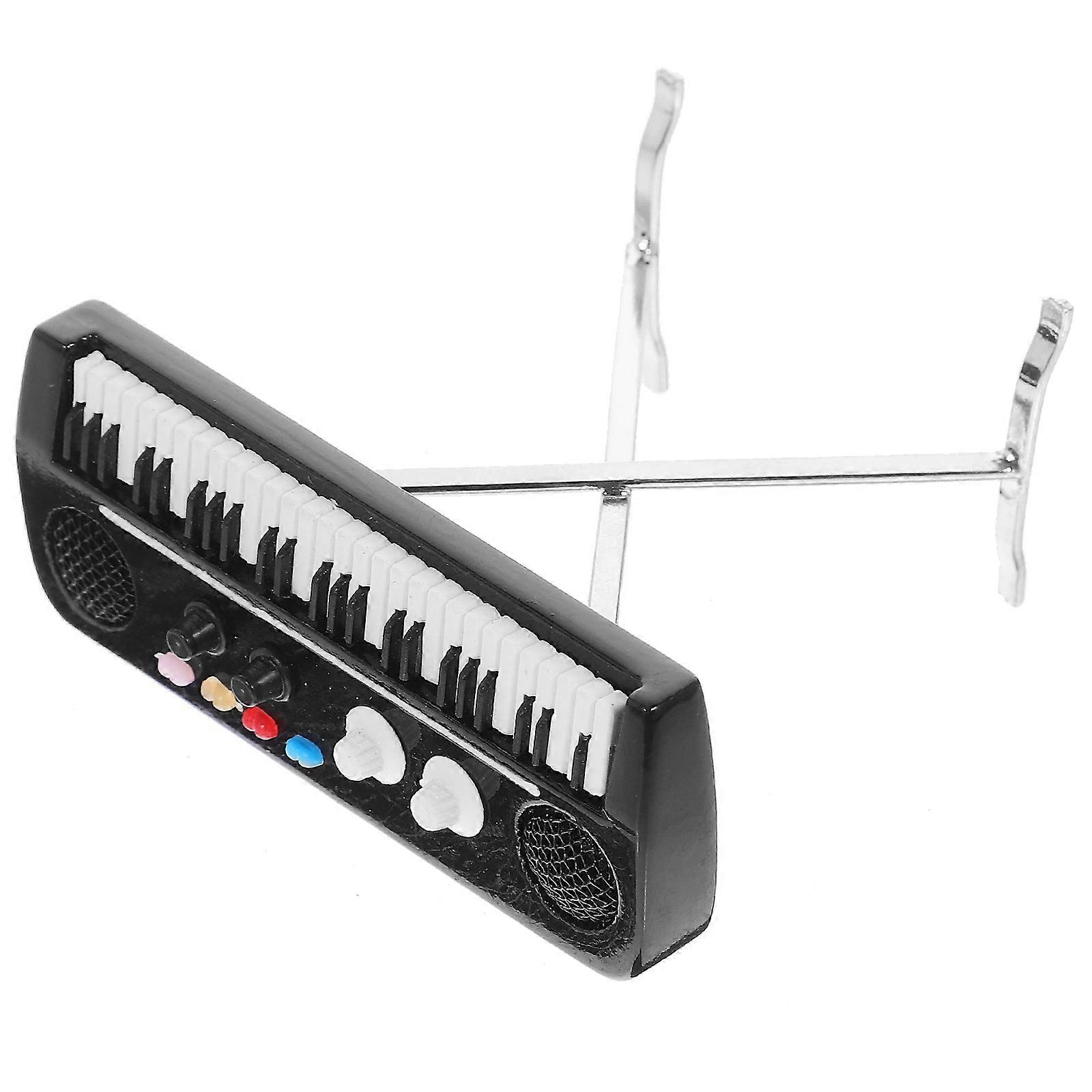 Electronic Keyboard Ornament for Decoration 2Sets Paper Model