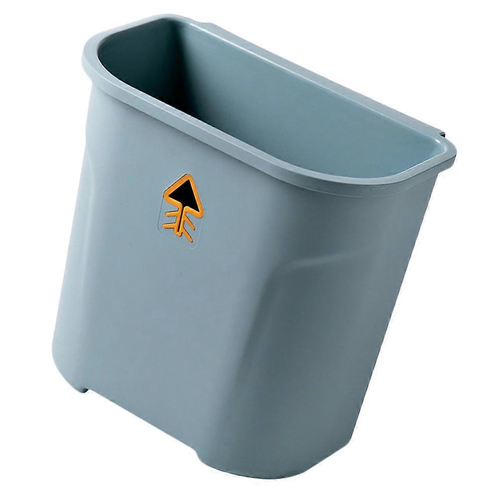 Uncovered Wall-Mounted Trash Can Kitchen Waste Bin 2Pcs Included