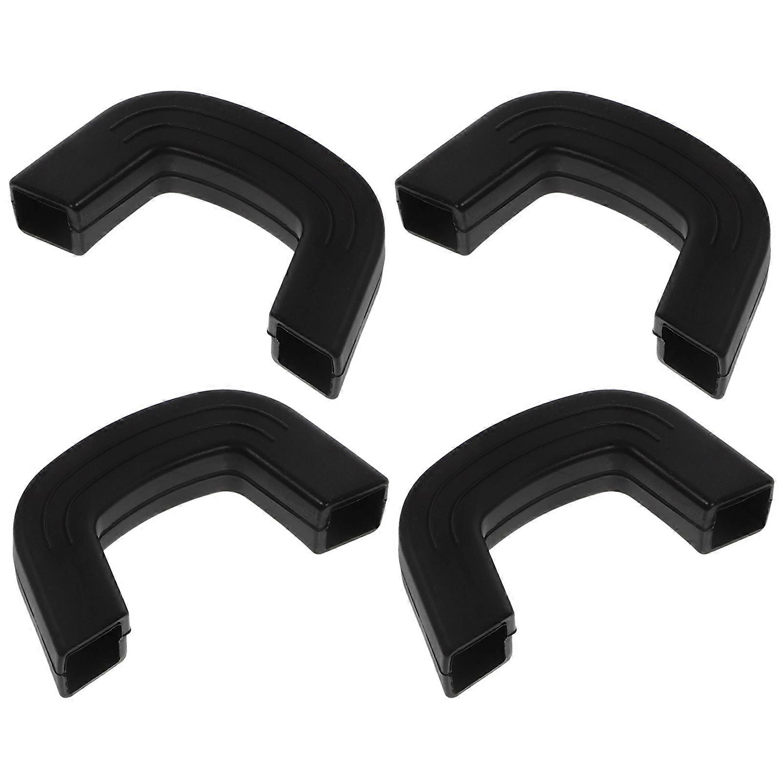 Anti-Scalding Silicone Pot Handle Covers for Kitchen Use 16Pcs Black