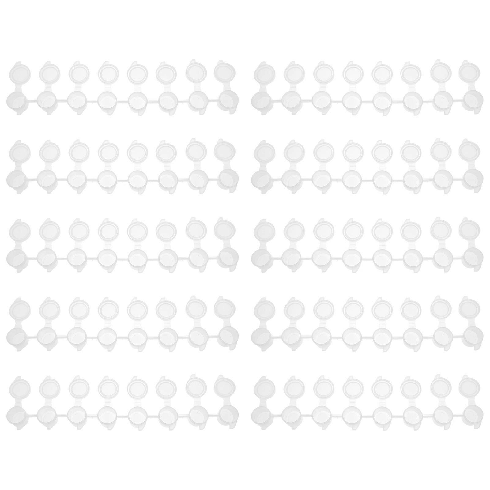 80Pcs Rectangular Mini Strips Storage For Artists Offering Durable Plastic Material Ideal For School Supplies And Crafting
