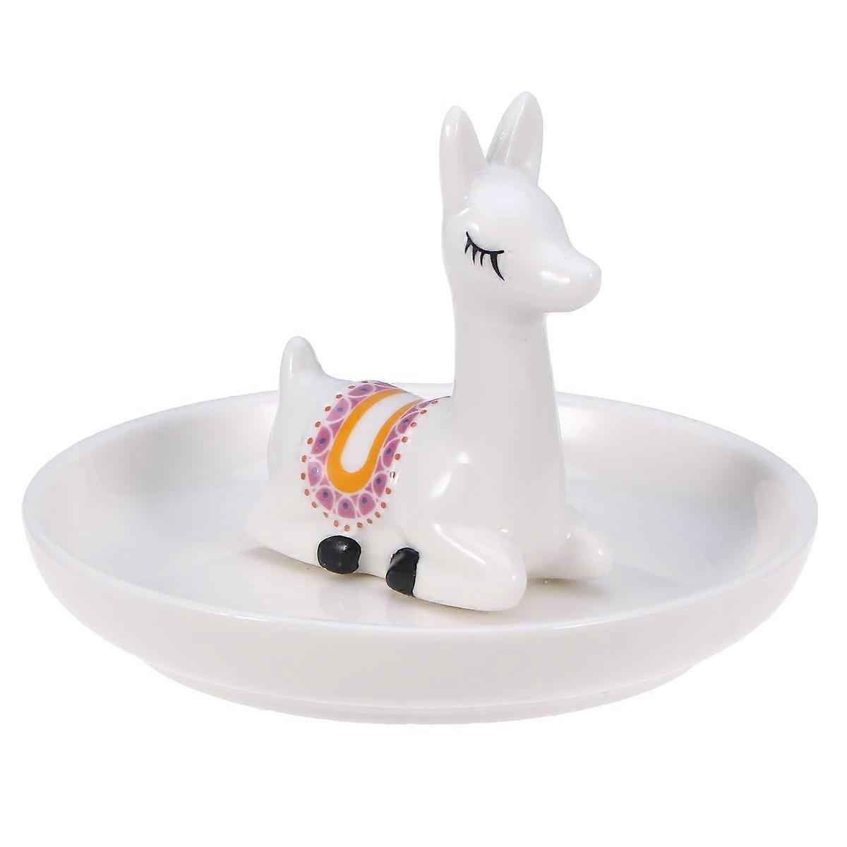 Earrings Storage Ornament Ceramic Tray for 3Pcs Set