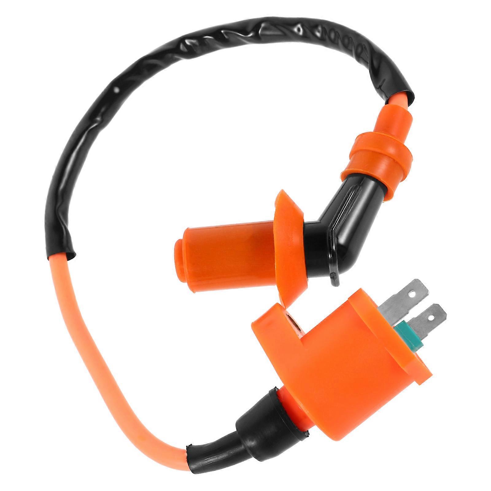 Ignition Coil Motorcycle Modified Engine Ignition Coil with Dual Plug 5Pcs