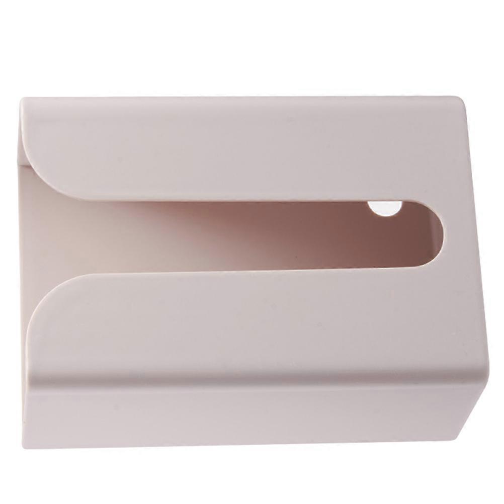 Tissue Hanging Case Wall-Mounted Paper Holder for Storage 1Pcs Beige