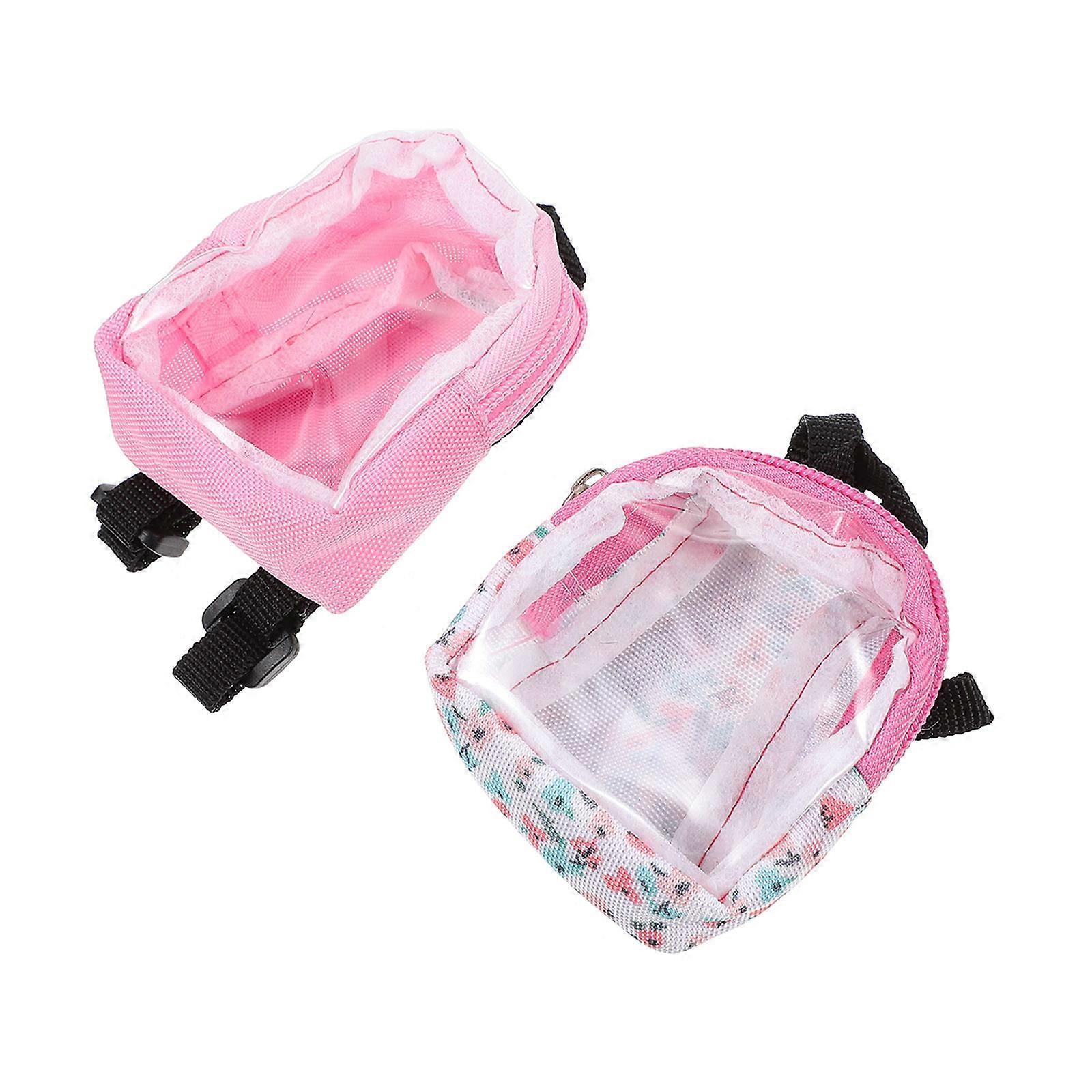 Mini Backpack Decorative Mini House Accessories for Decoration 2Pcs
