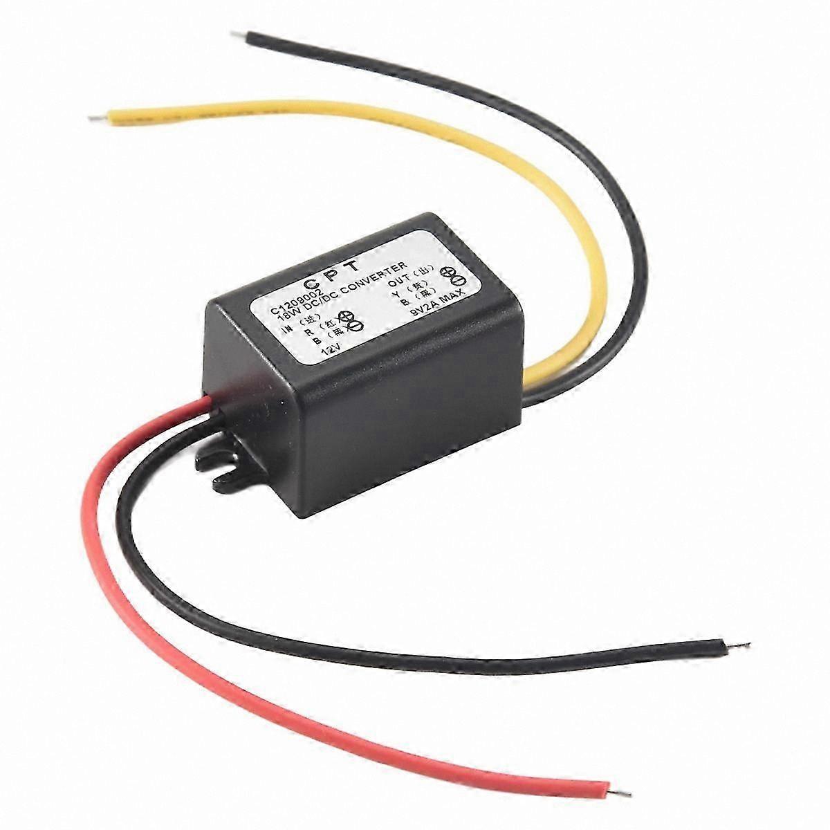 9V DC Voltage Regulator Module with 12V Input Power Supply Adapter