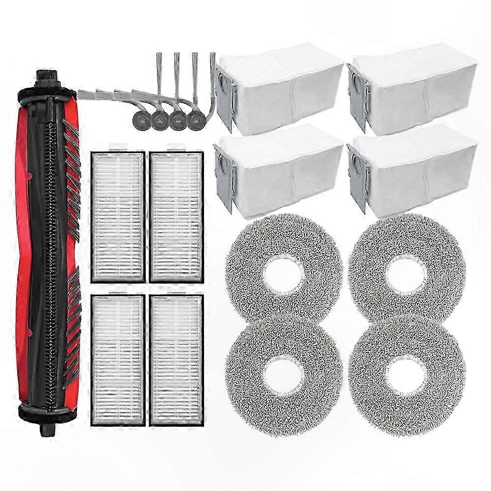 Robot Vacuum Cleaner Main Side Brush, HEPA Filter, Mop, and Dust Bag Replacement Parts for Roborock Models Z70 and Z70 Ultra-Compatible Accessories
