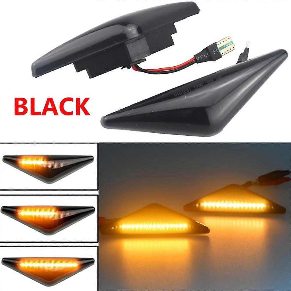 2PCS LED Dynamic Side Marker Turn Signal Light For Ford MONDEO 2000-2007 MK3 FOCUS MK1 1998-2004 Sequential Blinker Light