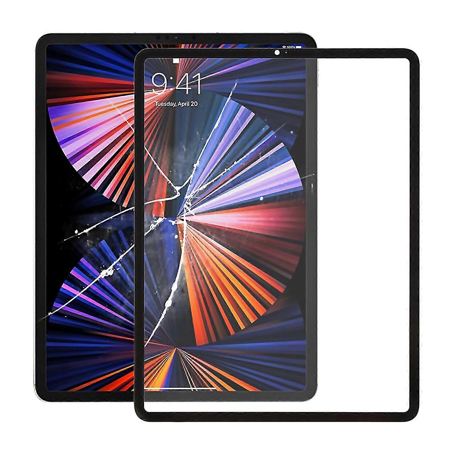 For Ipad Pro 129 2021 5th 2022 6th Front Screen Outer Glass Lens With Oca Optically Clear Adhesive