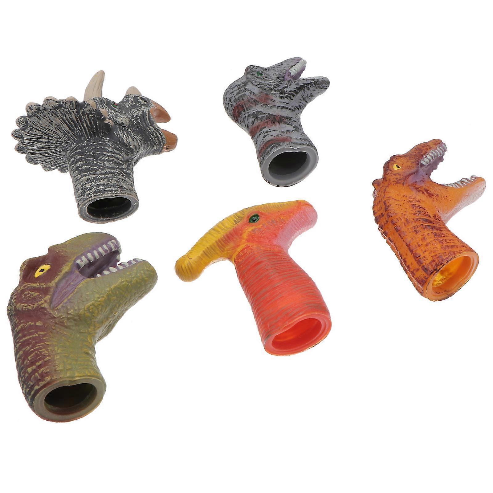 Kids Finger Puppet Toy 5Pcs Finger Puppets Enhance Learning Time Indoor Play Stimulate Touch Sense