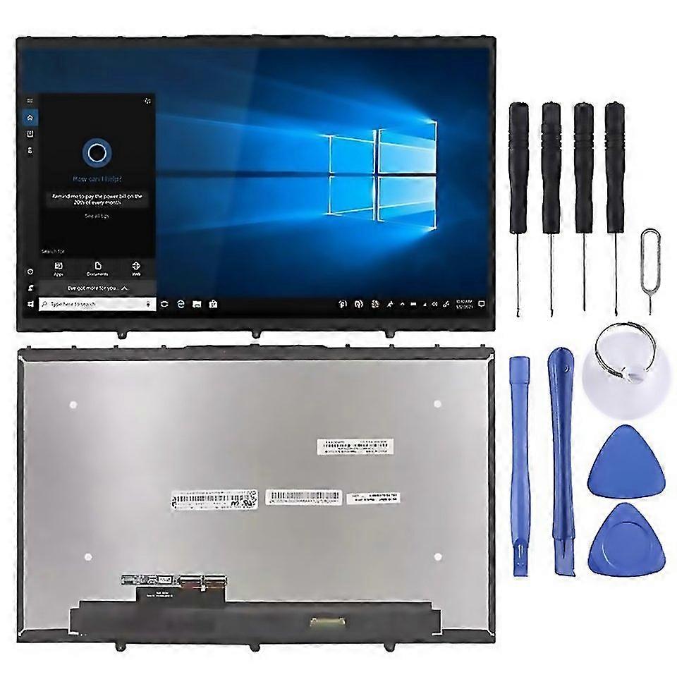 For Lcd Screen Digitizer Full Assembly With Frame For Lenovo Yoga 14citl 2021 Black