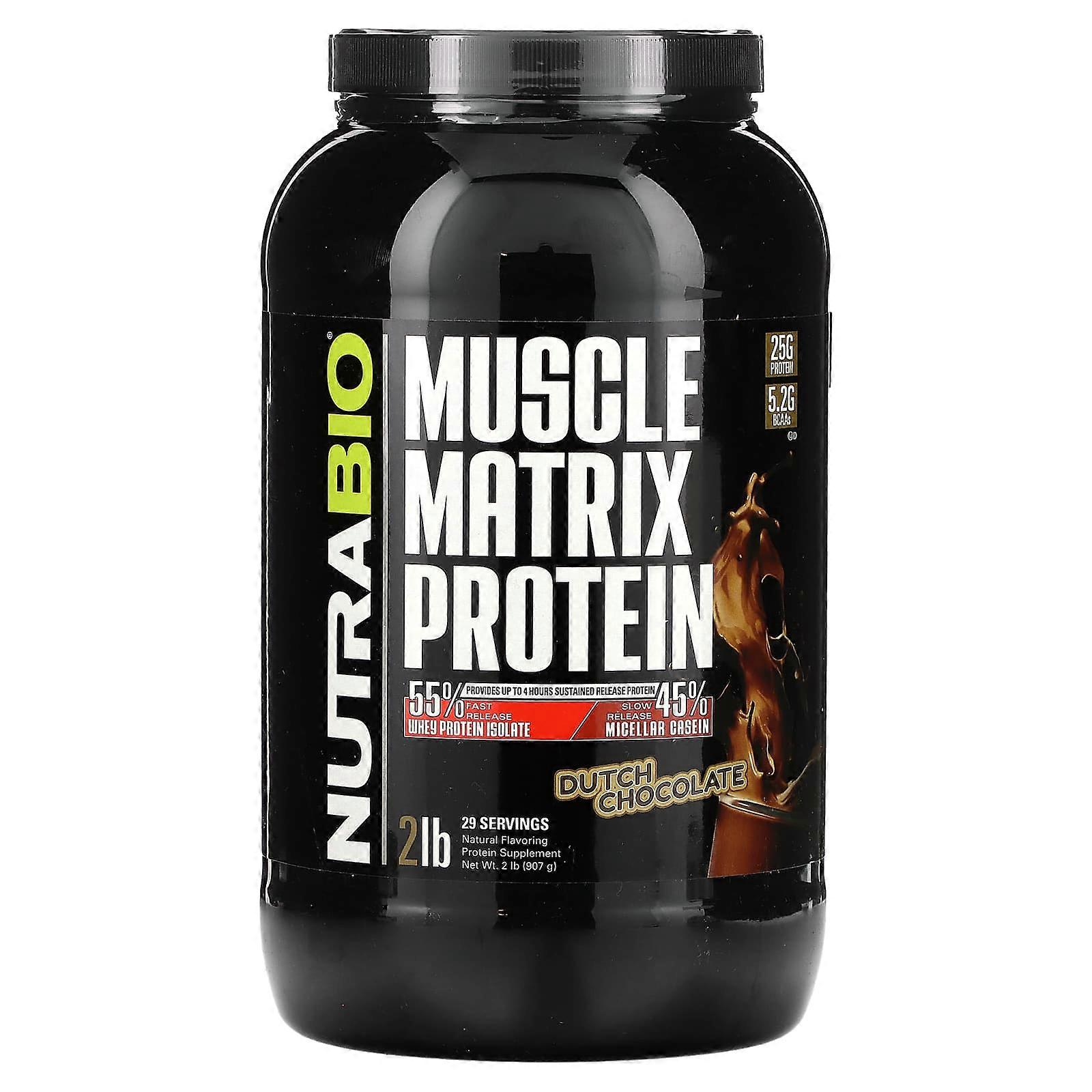 Muscle Matrix Protein, Dutch Chocolate, 2 lb (907 g)