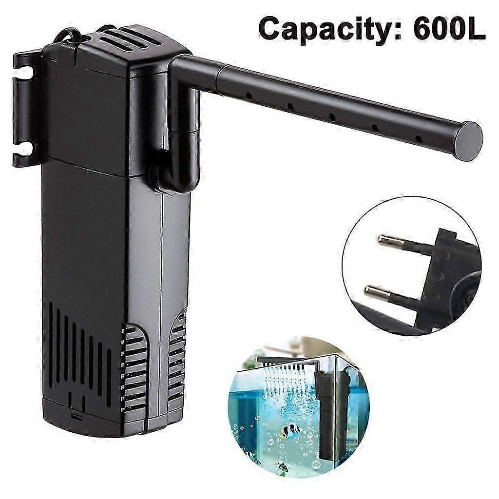 Aquarium corner filter, internal filter with aquarium pump, filter for aquariums, aquarium filter