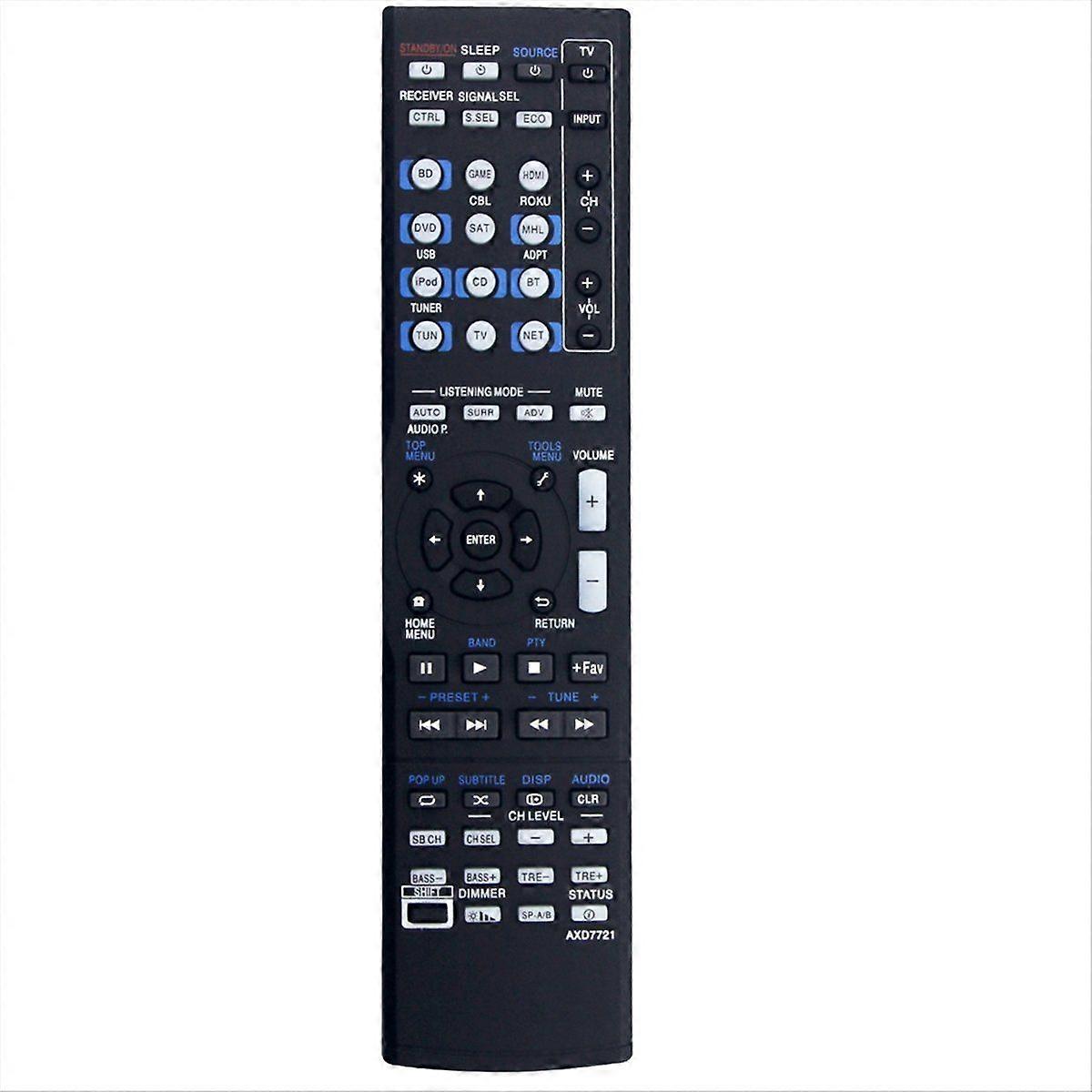 Replace AXD7721 Remote for Pioneer AV Receiver VSX-830 VSX-830-K