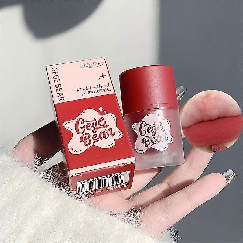 Matt Lip Mud, 1 stk. Langvarig, lettfargende leppefarge, fløyelsmatt finish lipgloss for jenter og kvinner