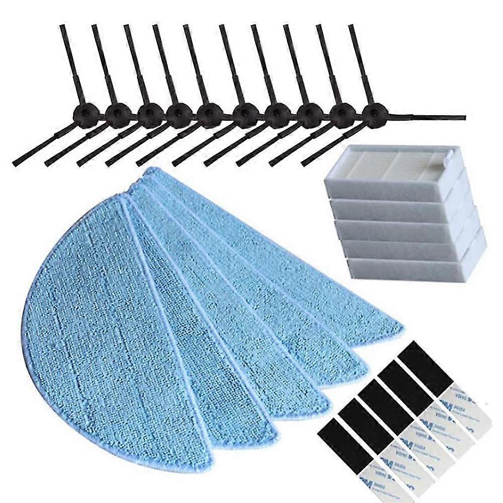 5 Groups Vacuum Cleaners Accessories, Sweepers, Filter, Side Brushes & Wipes For Ilife V5s Ilife V5 Pro Ilife X5 V3 + V5 V3 V5pro Model