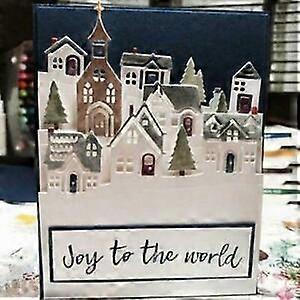 Julekunst Metall Stansingskjæringer Stans Sjablon Preging For DIY Scrapbooking