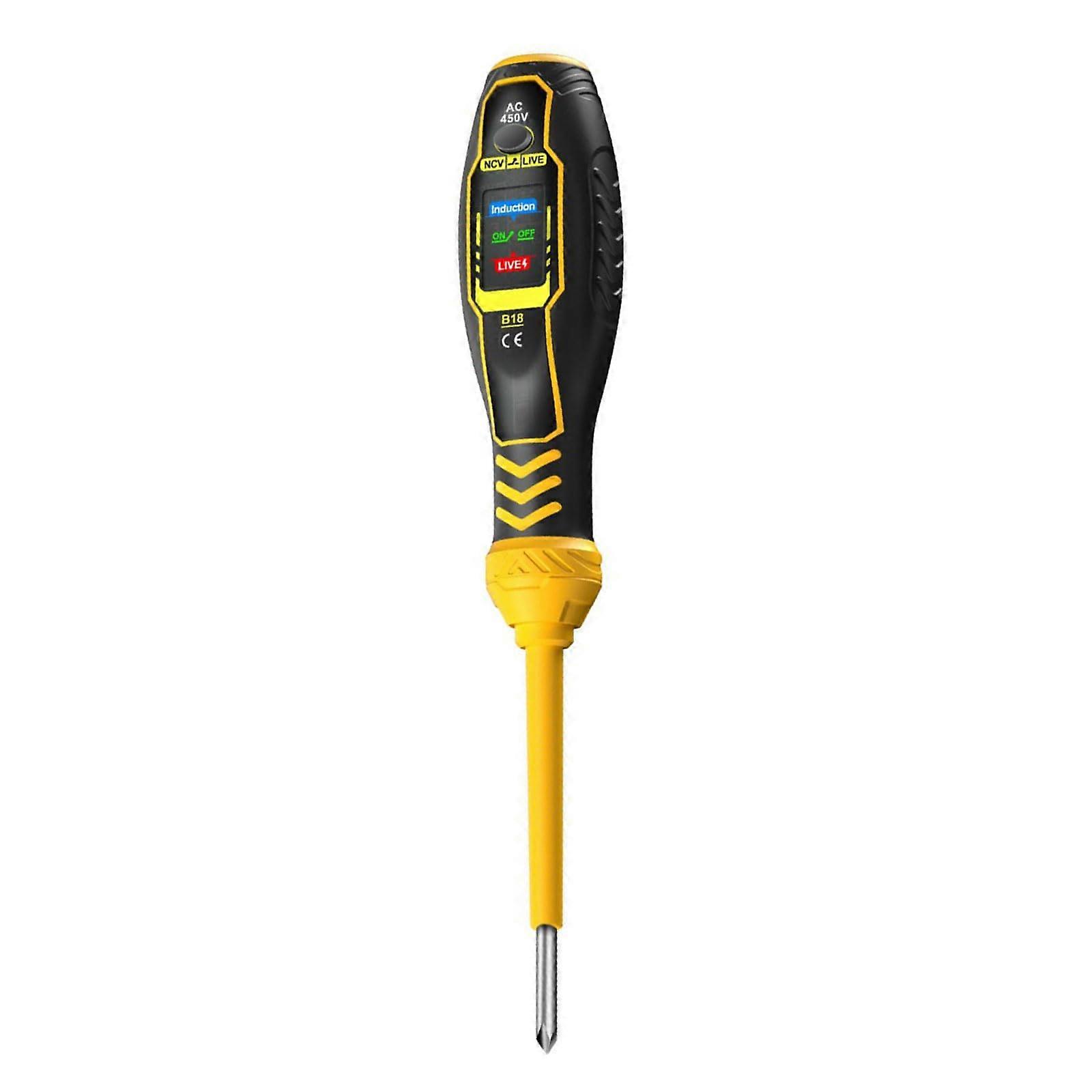 12240V Tester Pen Style With Digital Display For Electrical Systems Troubleshooting Industrial Cables And Outlets