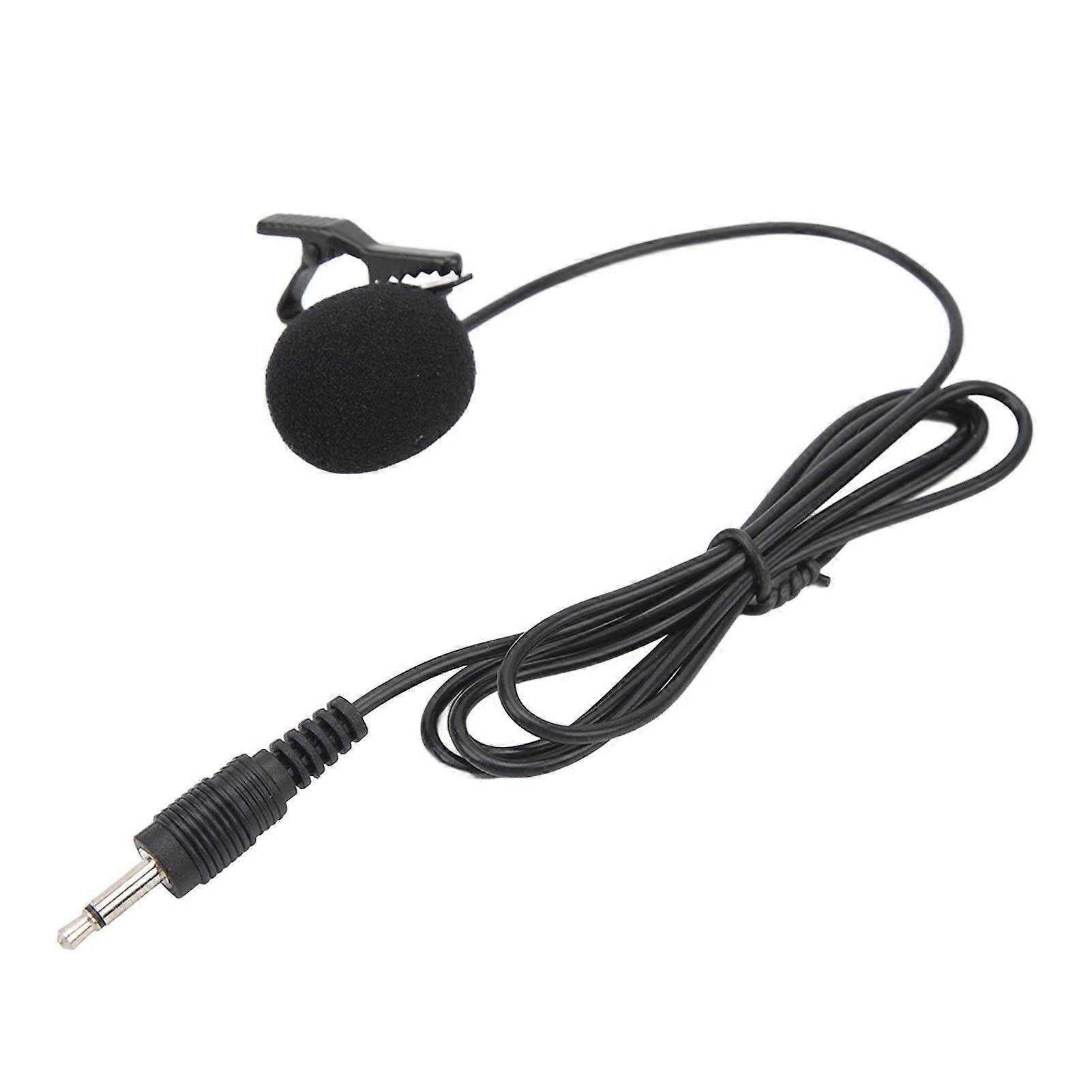 Lavalier Microphone for Computer Small Lapel Microphone Noise Cancelling Clip On Microphone for 3.5mm Laptop Recording 