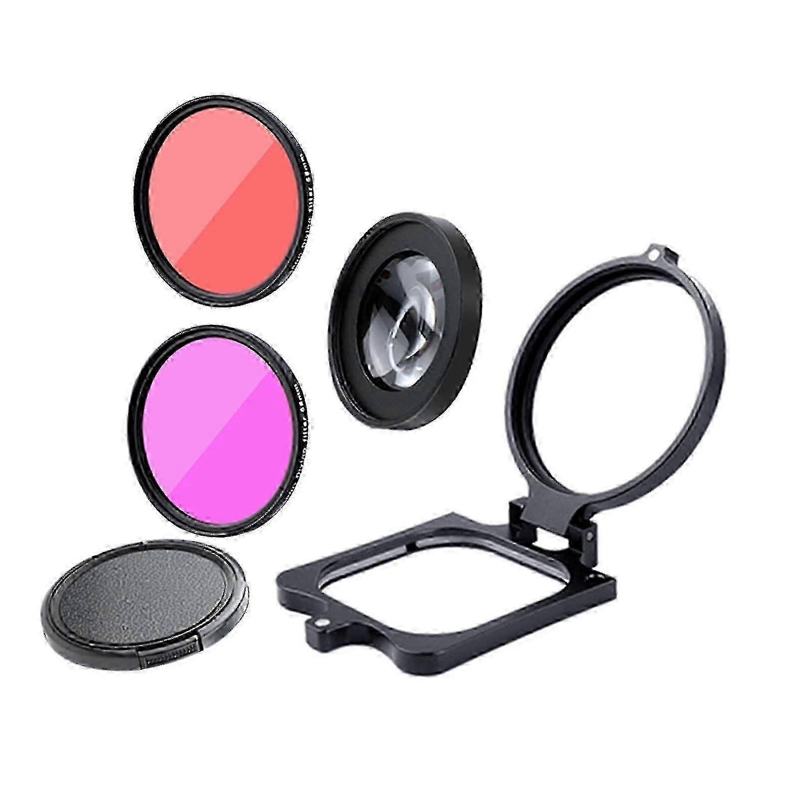 Portable Action Camera Diving Filter Kit Professional For Gopro Hero 9 8