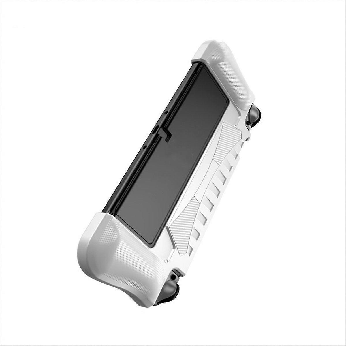 Dockable Case for OLED Soft Silicone Ergonomic Grip Protective Shell Cover Game Accessory White