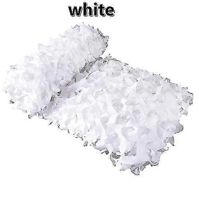 Verstärktes Camouflage-Canvas-Netz für Strand-, Pool- und Gartensonnenschirm - 3x5m/4x5m, 7 Farben