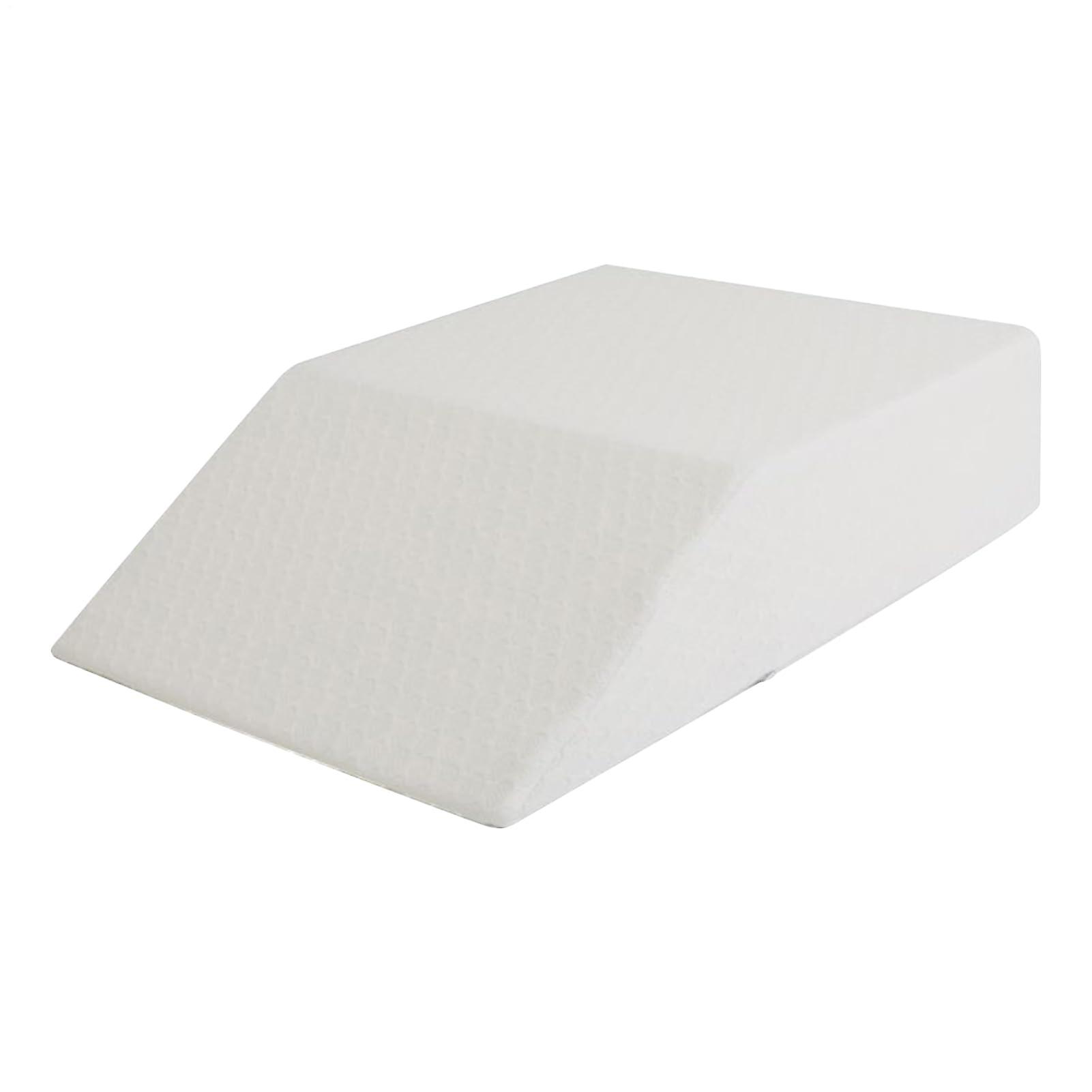 Knee Pillow Foot Wedge Ergonomic Design Leg Rest For Sofa Polyester Material 23.6 X 17.7 X 5.9 Inches