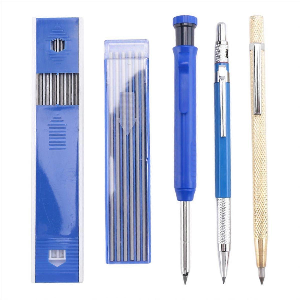 5 Packs Welders Pencil Set with Carbide Scriber Tool