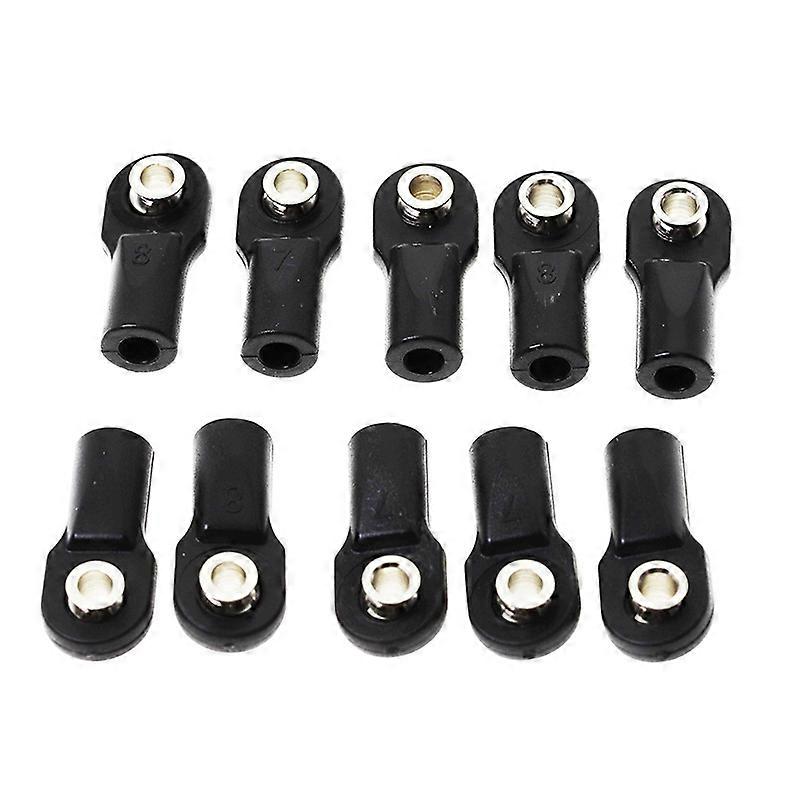 10Pcs Plastic M4 Rod End Link Linkage Balls Joint Head for 1/10 RC Car Crawler Axial SCx10 II 90046 