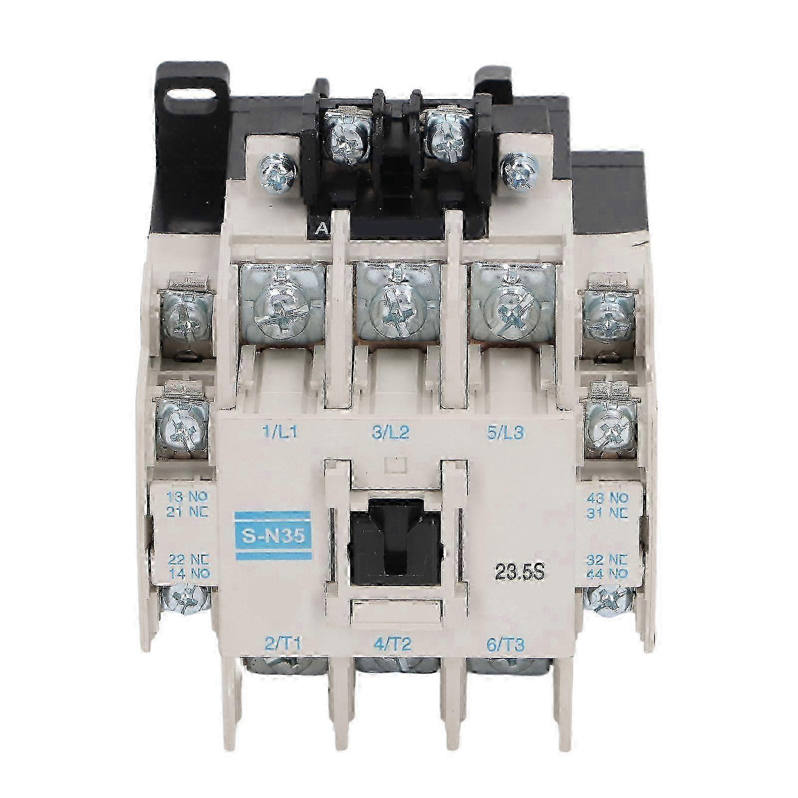 AC Contactor PC Shell Copper Silver Contact 4NO 4NC 3 Pole Electromagnetic Contactor 50 60HZ 60A
