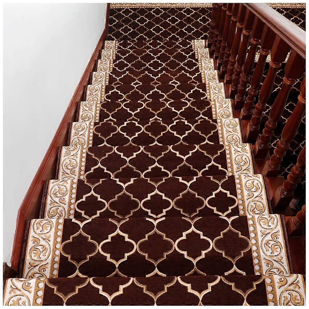 Carpet Stair Treads 5Set NonSlip Polyester Fiber Material Durable Glue Does Not Fail After Washing No Glue Marks