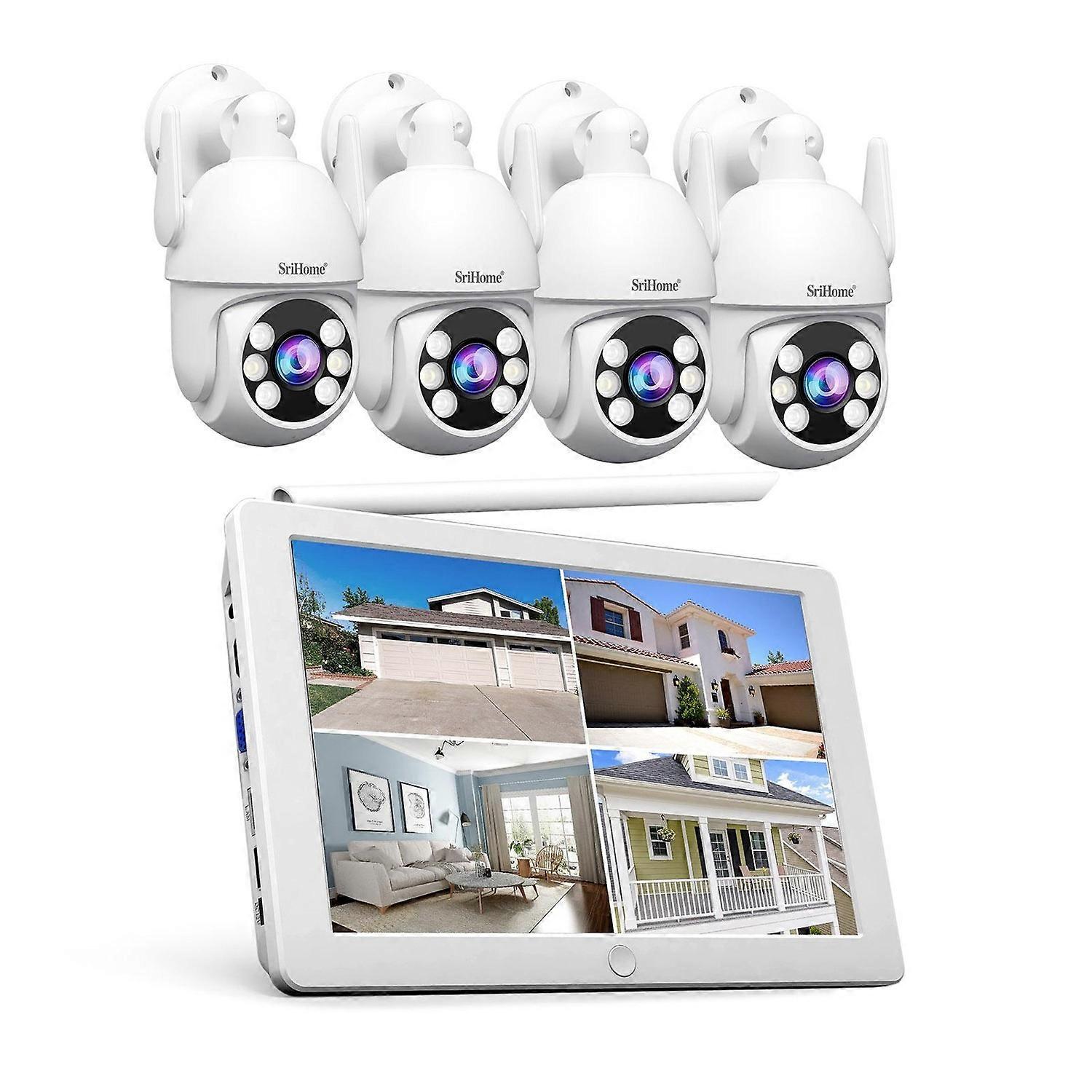 5MP 4-CH NVR WiFi IP Camera Kit
