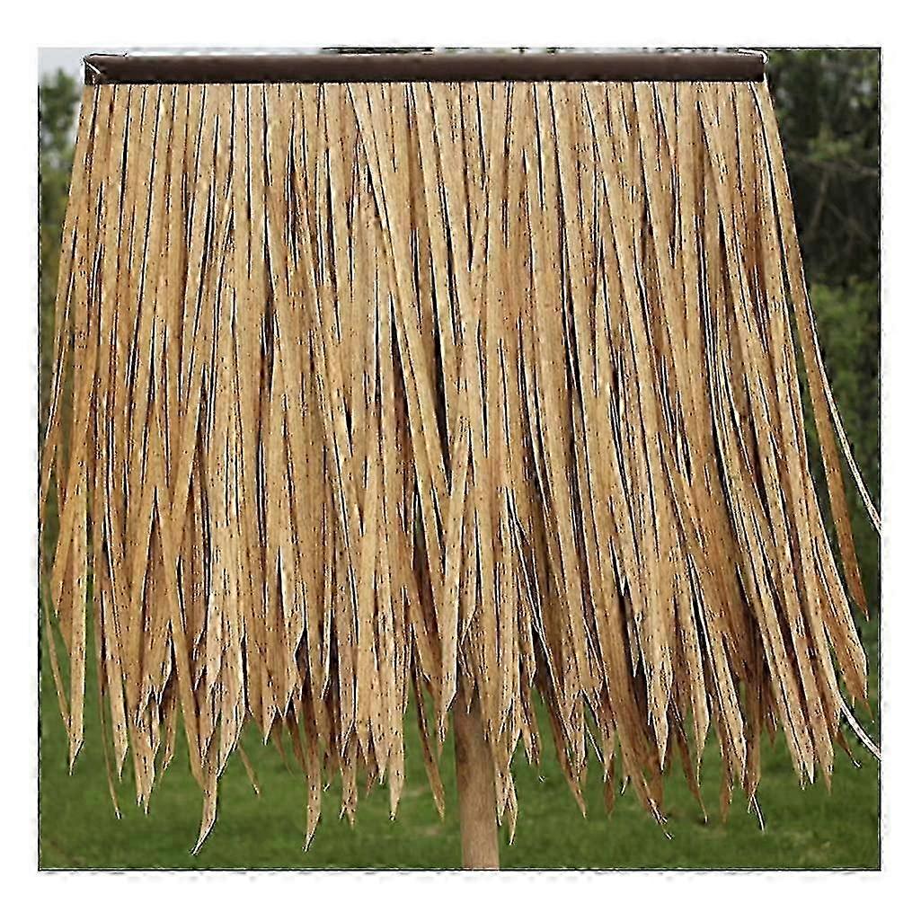 Fake Thatch Palm Thatch Roll Simulation Of Thatch Tile ManMade Thatch Fake Straw Artificial Plastic Pvc