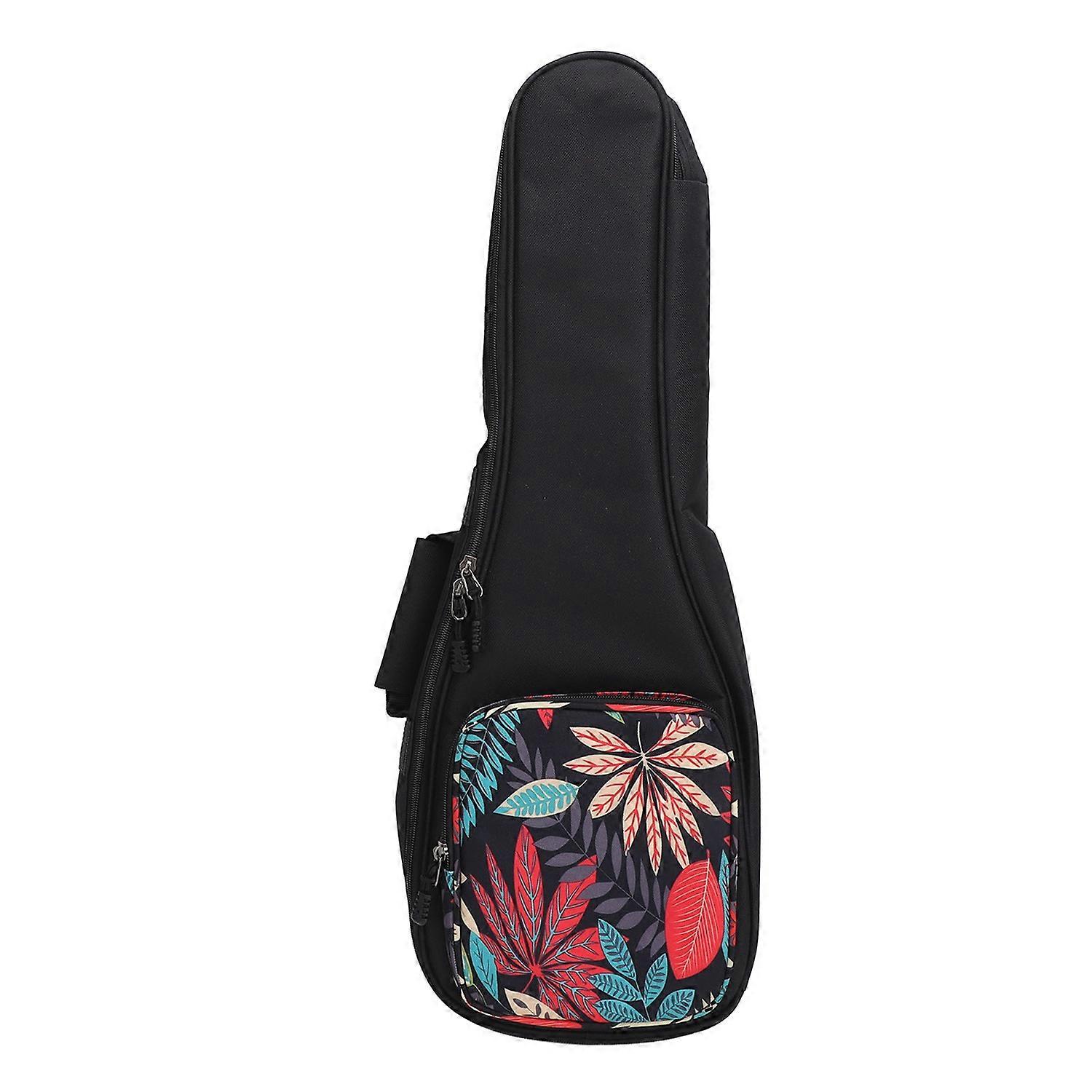 Ukulele Backpack Thickened Adjustable Shoulder Strap Stylish Pattern Ukulele Carry Bag String Instru