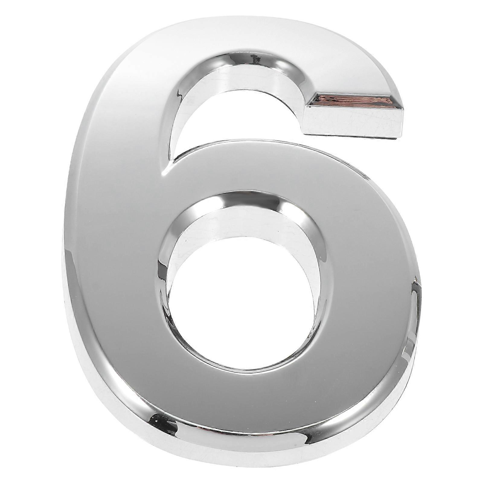 1pc Number Sign Modern Plaque Number House Number Hotel Door Address Digit