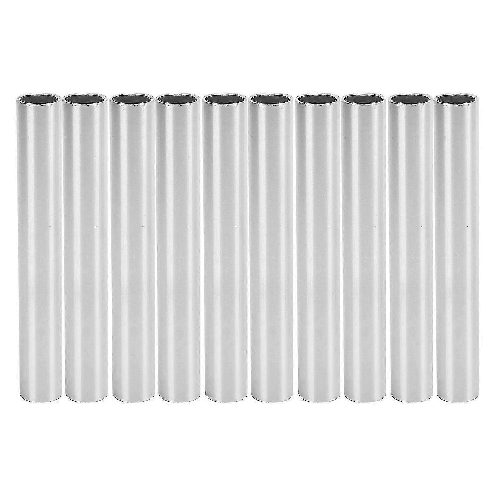 10Pcs Aluminum Round Straight Tubing Robot Support Tools Dia 14mm