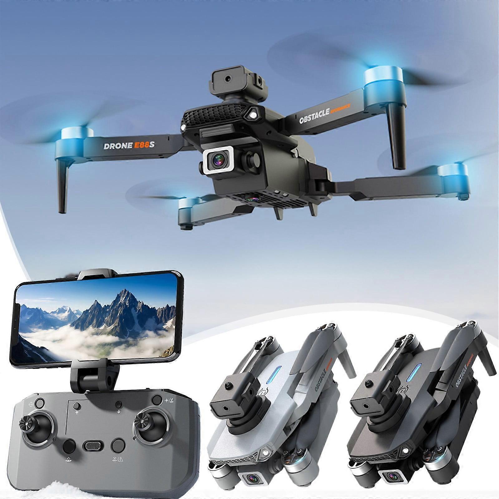 Viflosae Brushless Motor Drone with 1080P Camera, 2.4G WiFi FPV, RC Quadcopter with Headless Mode, Follow Me, Altitude Hold, Obstacle Avoidance