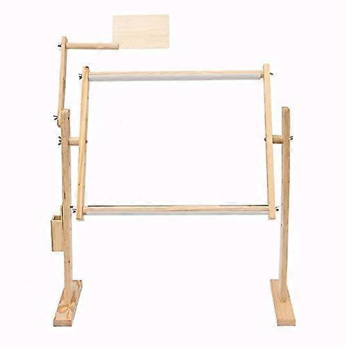 Adjustment Solid Wooden Crossstitch Embroidery Stand Tabletop And Floor Stand For Needlework Sewing Bracket