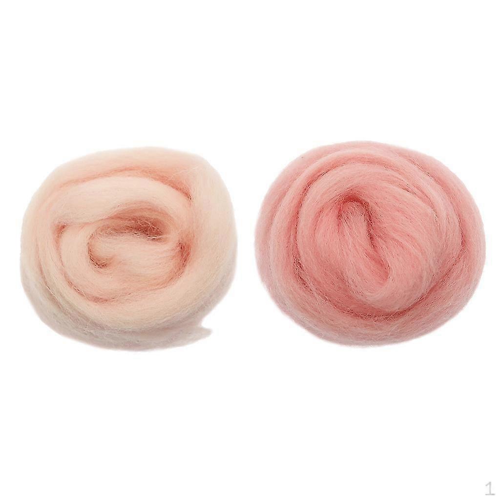 2pcs 10g Felting Wool Fairy Tale for Wet And Dry Children, Beginners,