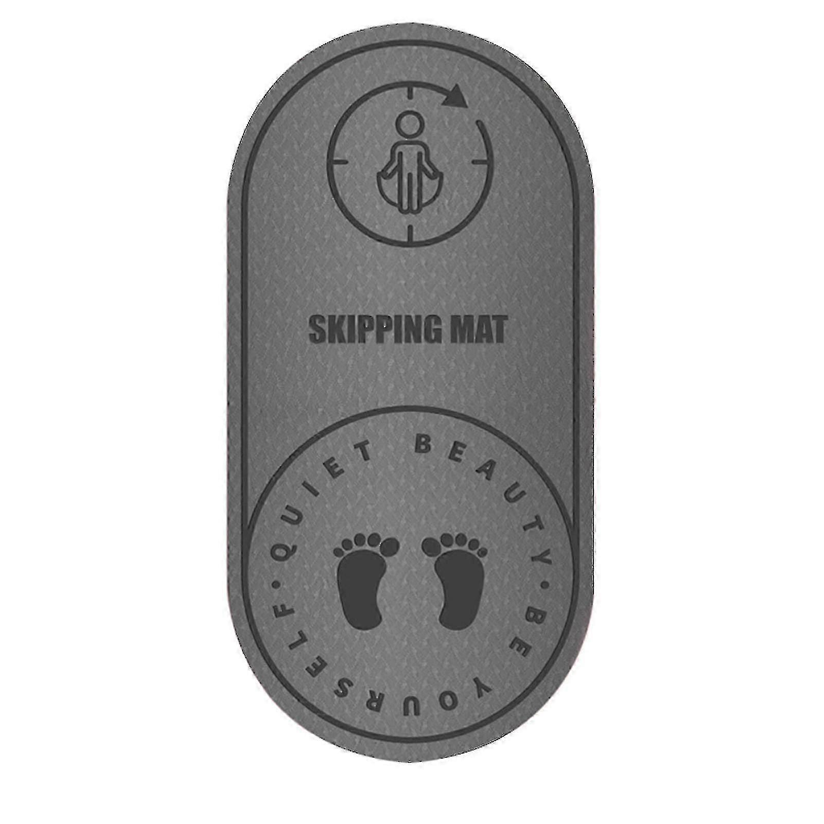 Shock-Absorbing Jump Rope Exercise Mat for Knee & Joint Protection, Non-Slip Durable Workout Floor Mat